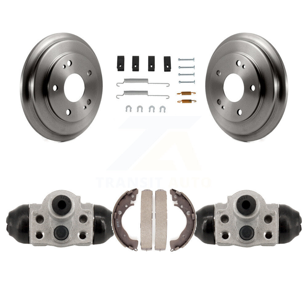 Brake Drum Shoes Spring And Cylinders Rear Kit For Honda Civic