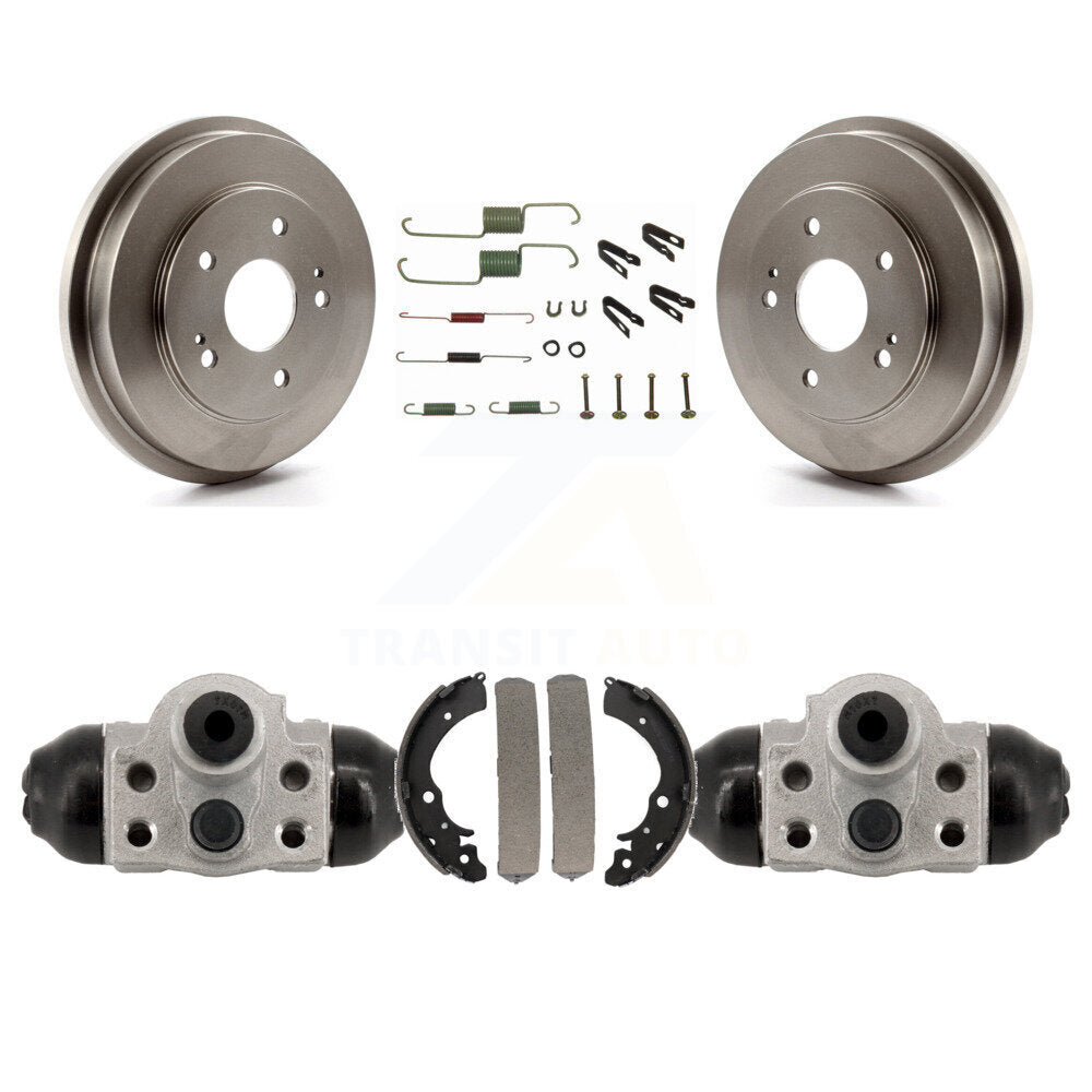 Brake Drum Shoes Spring And Cylinders Rear Kit For Honda Fit