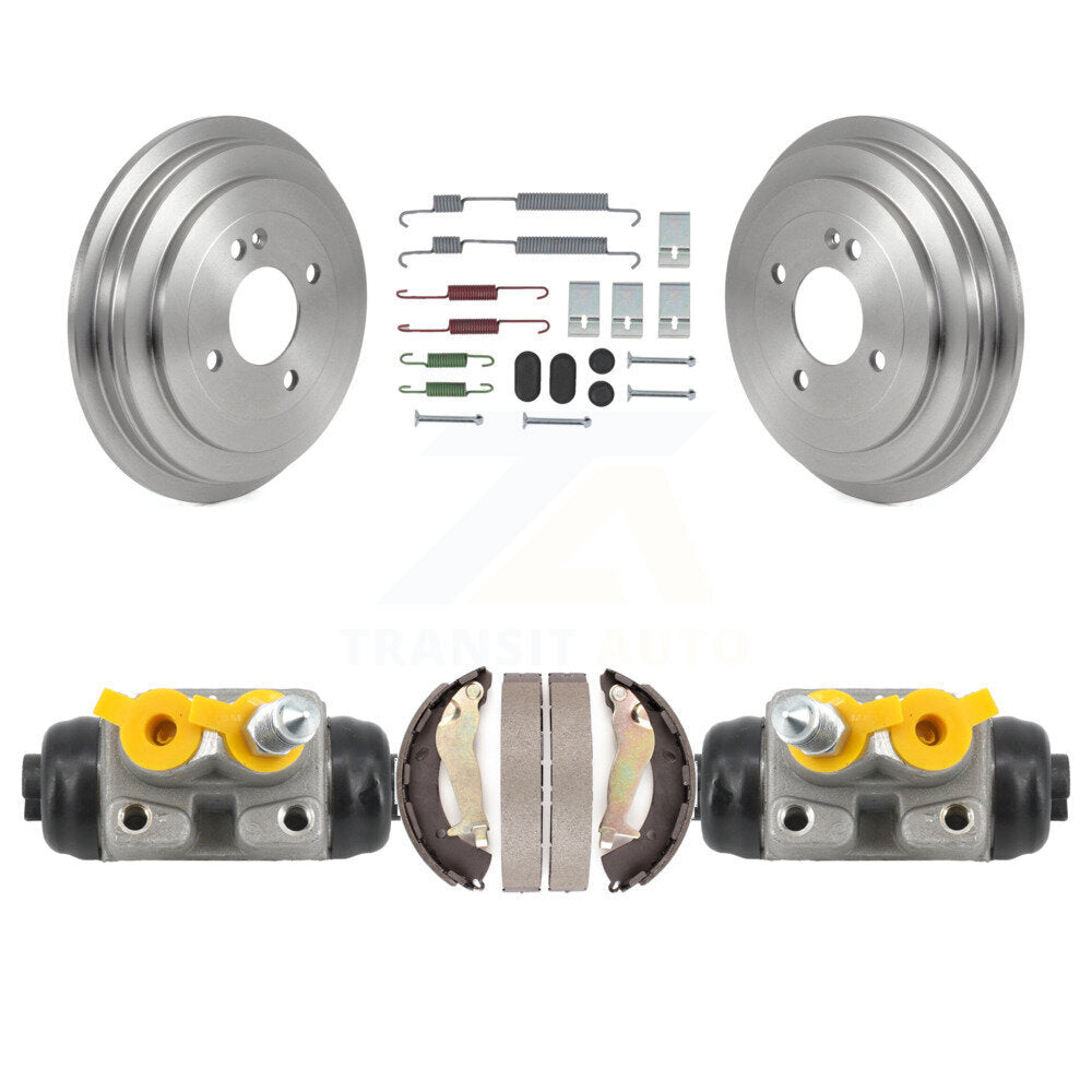 Brake Drum Shoes Spring And Cylinders Rear Kit For 2012-2017 Hyundai Accent