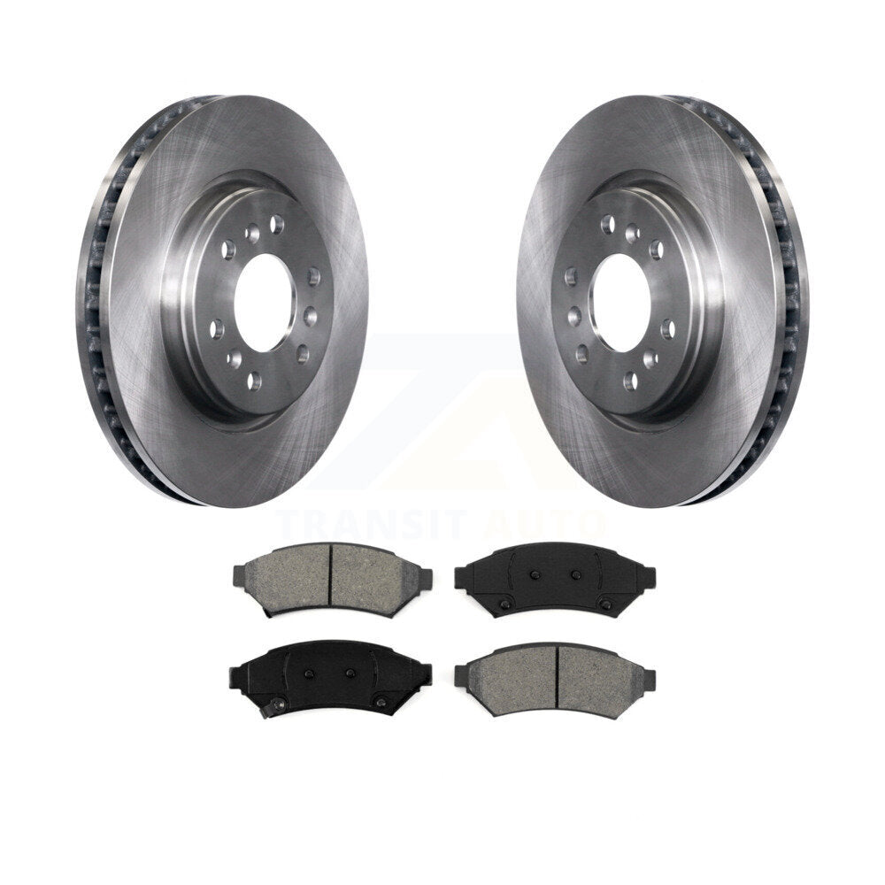 Brake Rotor & Semi-Metallic Pad Front Kit For Pontiac Montana Chevrolet Uplander