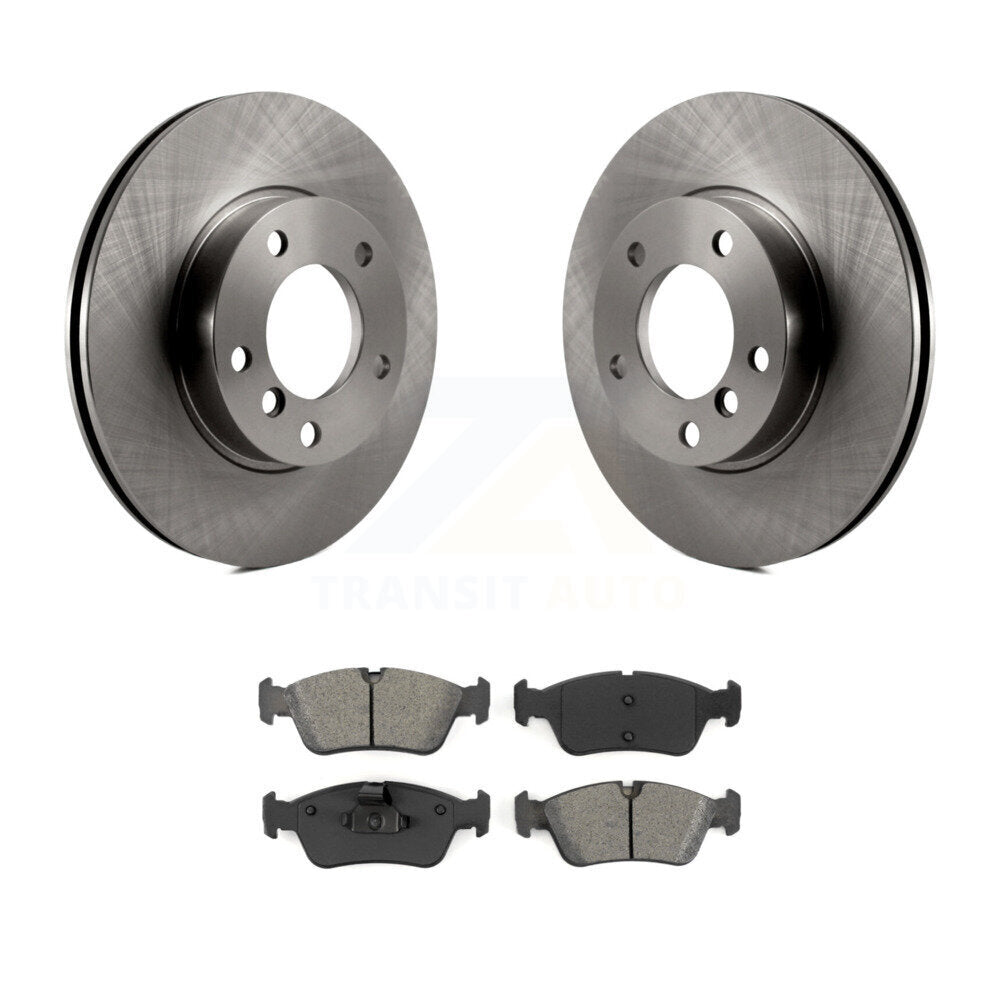 Brake Rotor & Semi-Metallic Pad Front Kit For BMW Z3 Z4 320i 328i 323i 325i 318i
