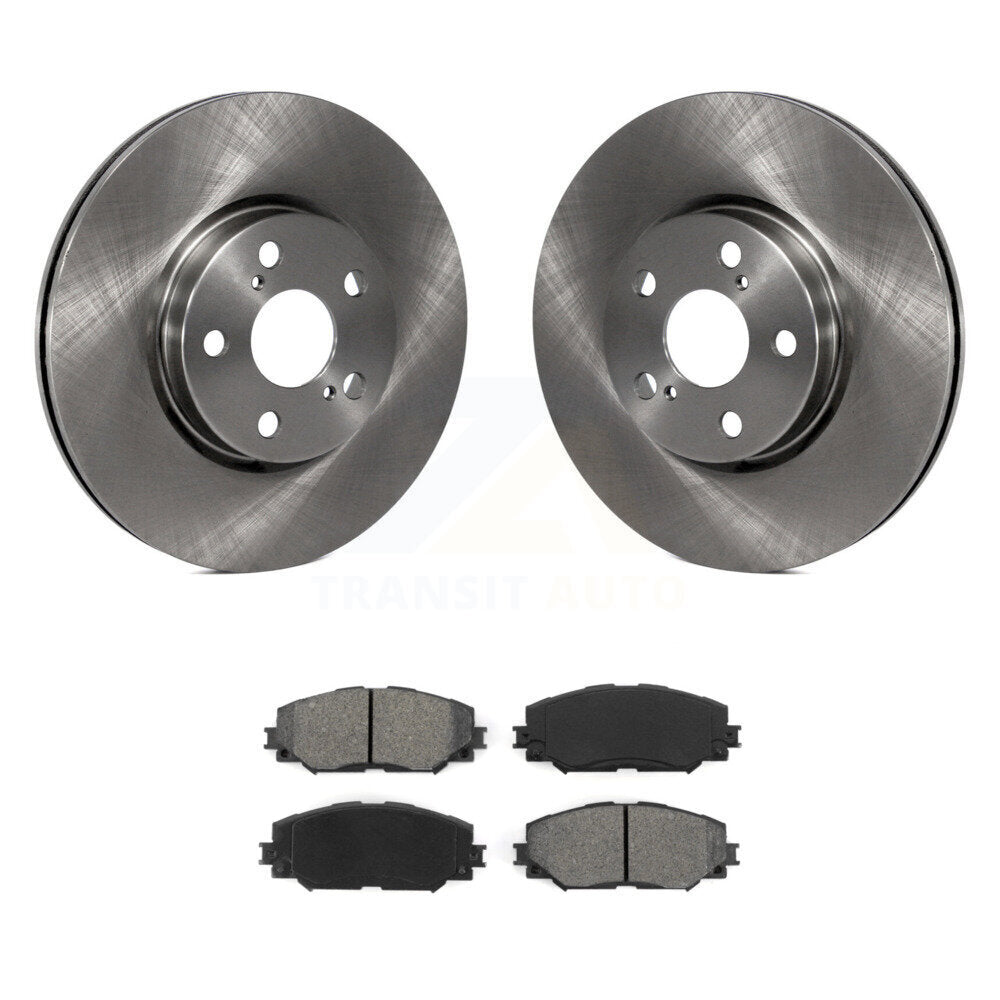 Brake Rotor & Semi-Metallic Pad Front Kit For Toyota Corolla Matrix Pontiac Vibe