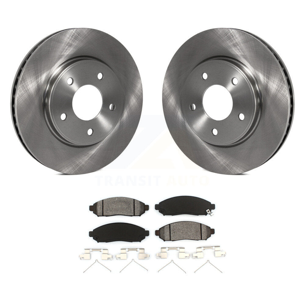 Brake Rotor And Semi-Metallic Pad Front Kit For Nissan NV200 LEAF Chevrolet City