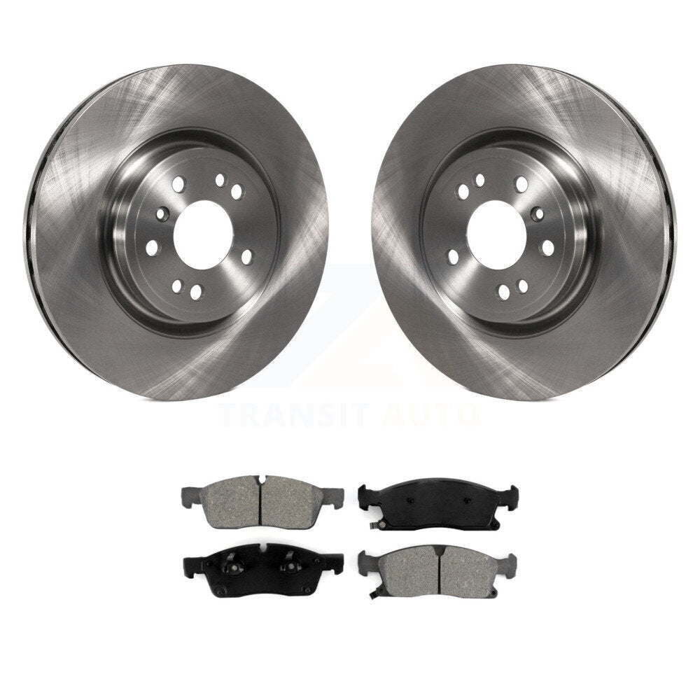 Brake Rotor And Semi-Metallic Pad Front Kit For Mercedes-Benz ML350 GLE350 ML250