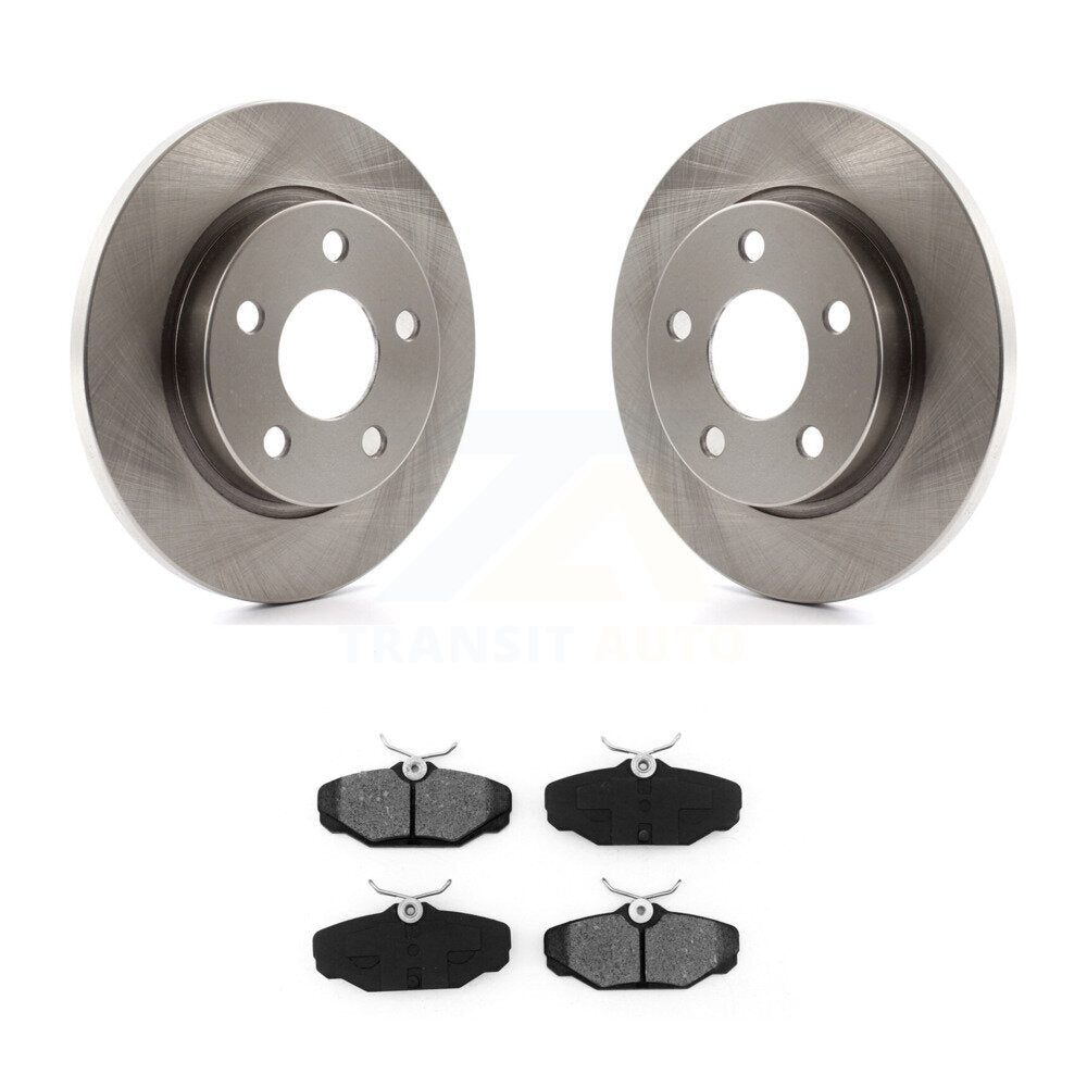 Brake Rotor And Semi-Metallic Pad Rear Kit For Ford Taurus Mercury Sable Lincoln