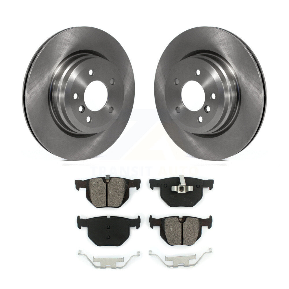 Brake Rotor & Semi-Metallic Pad Rear Kit For BMW X1 335i xDrive 335xi 330i 330xi