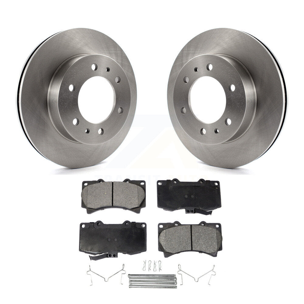 Disc Brake Rotors And Ceramic Pads Front Kit For Hummer H3 H3T