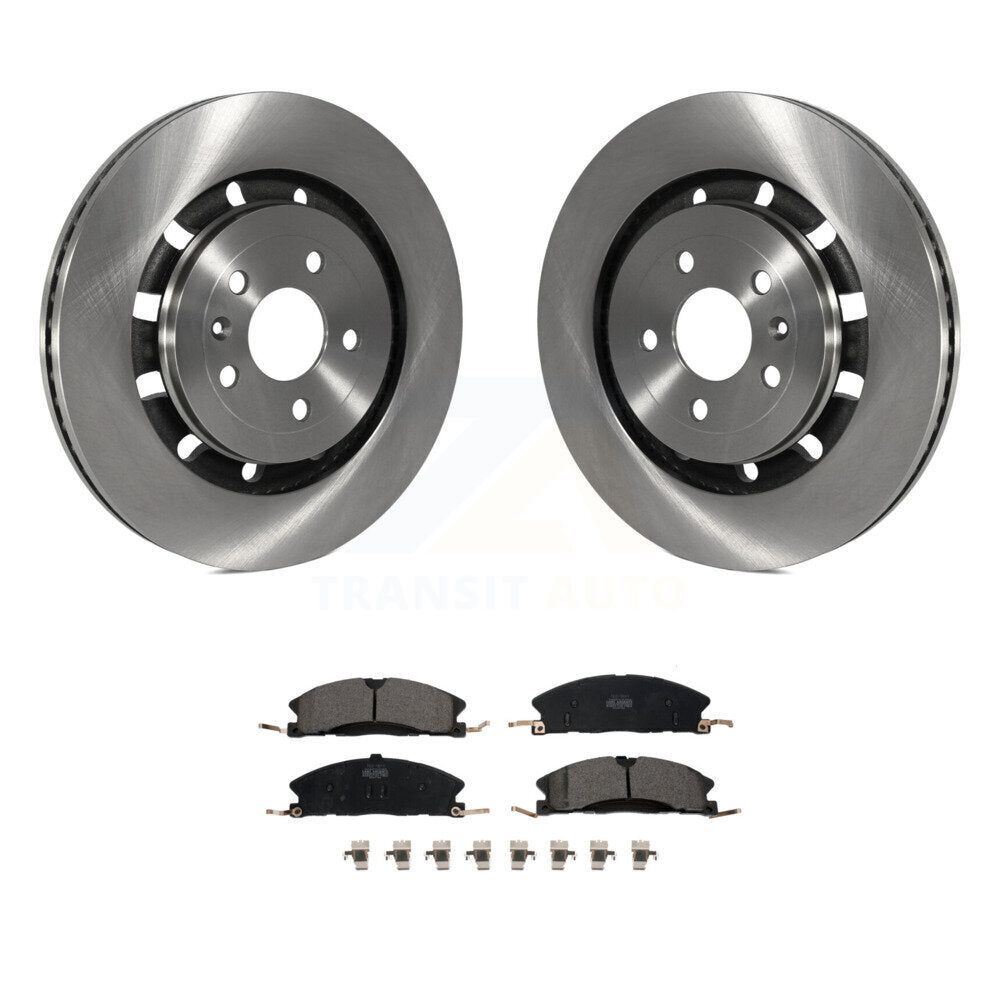 Brake Rotor & Ceramic Pad Front Kit For Ford Explorer Flex Taurus Police Utility