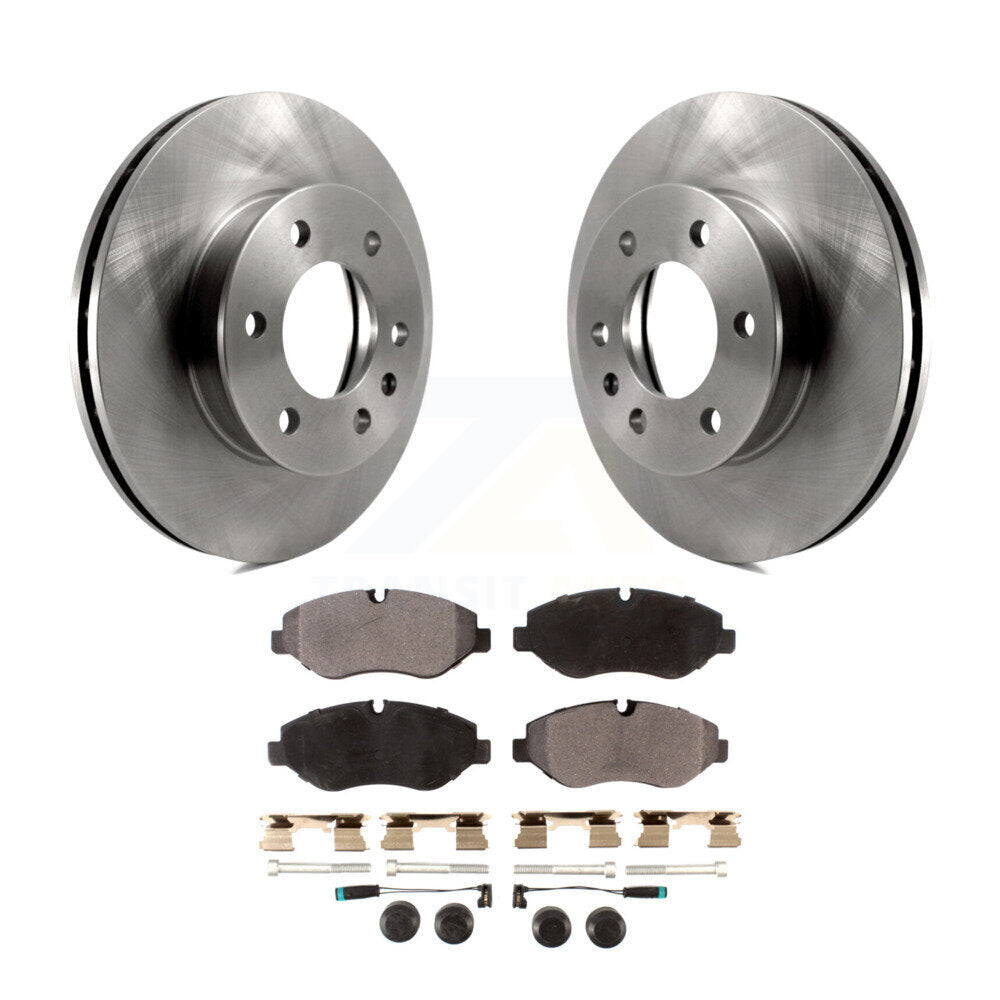 Disc Brake Rotor And Ceramic Pad Front Kit For Sprinter 2500 Mercedes-Benz Dodge