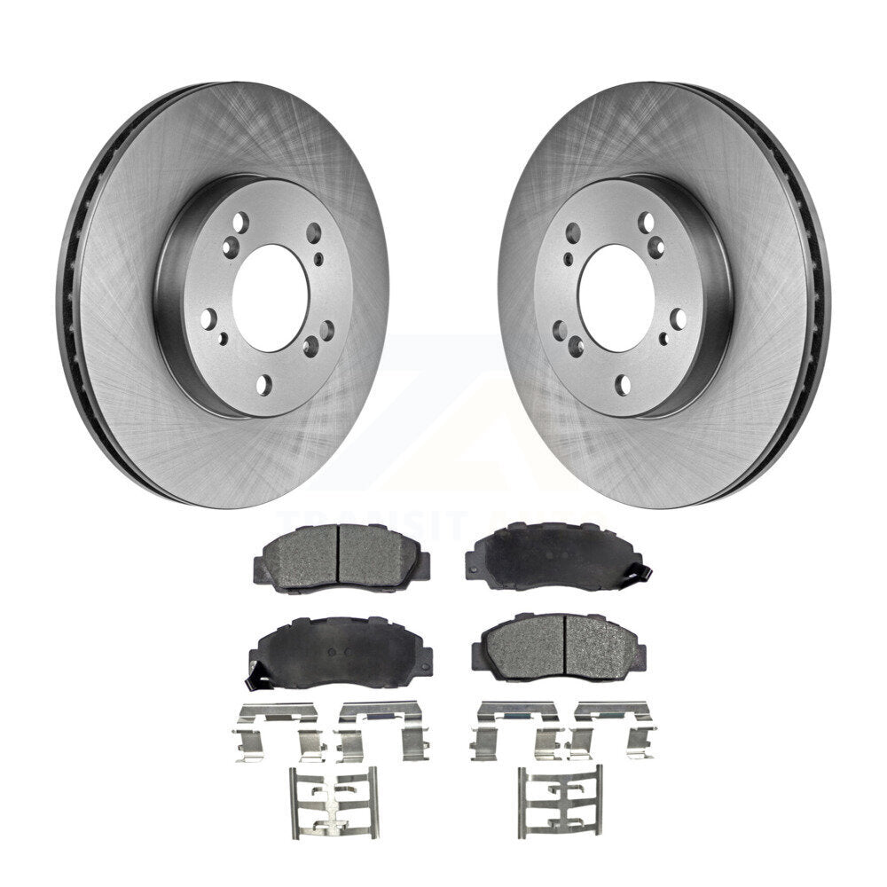 Brake Rotor & Ceramic Pad Front Kit For Honda CR-V Acura Prelude Integra Odyssey