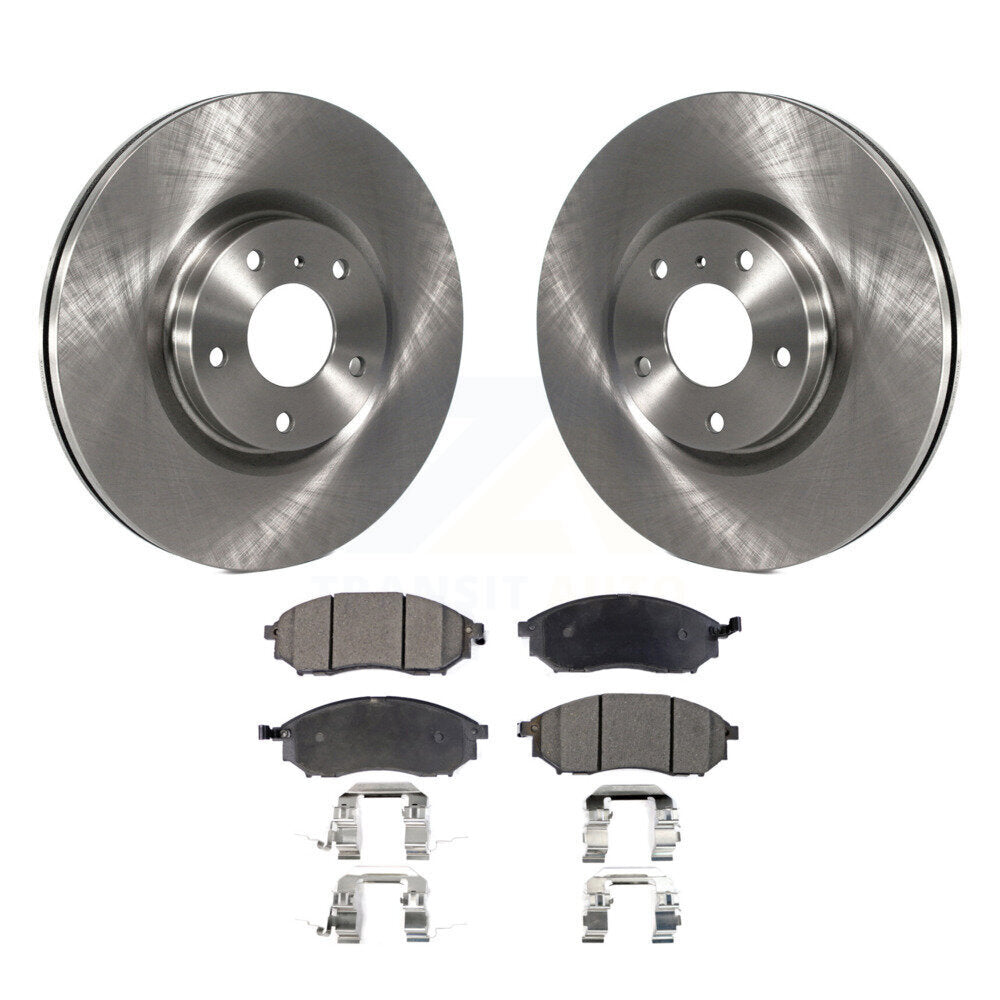 Brake Rotor & Ceramic Pad Front Kit For INFINITI Nissan Murano G37 G35 EX35 370Z