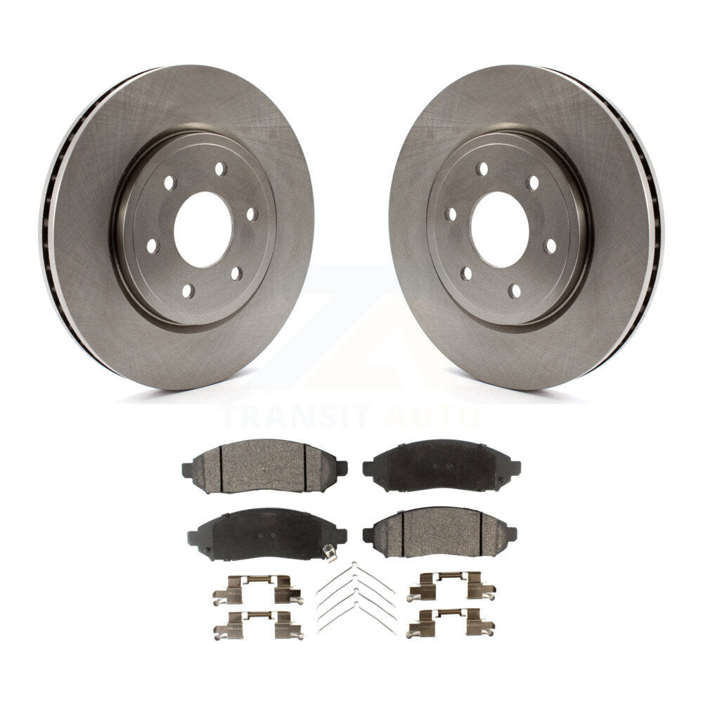 Brake Rotor & Ceramic Pad Front Kit For Nissan Frontier Pathfinder Xterra Suzuki