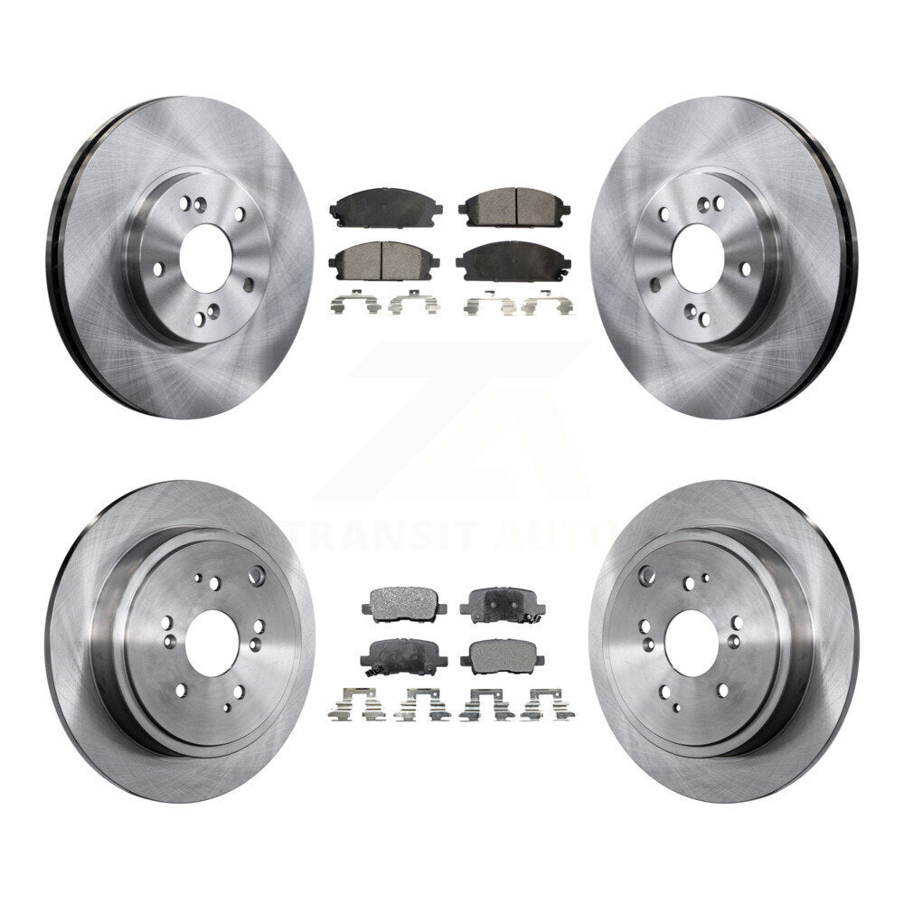 Front Drilled & Slotted Brake Rotors + Ceramic Pads For 2007-2010 Hyundai Elantra