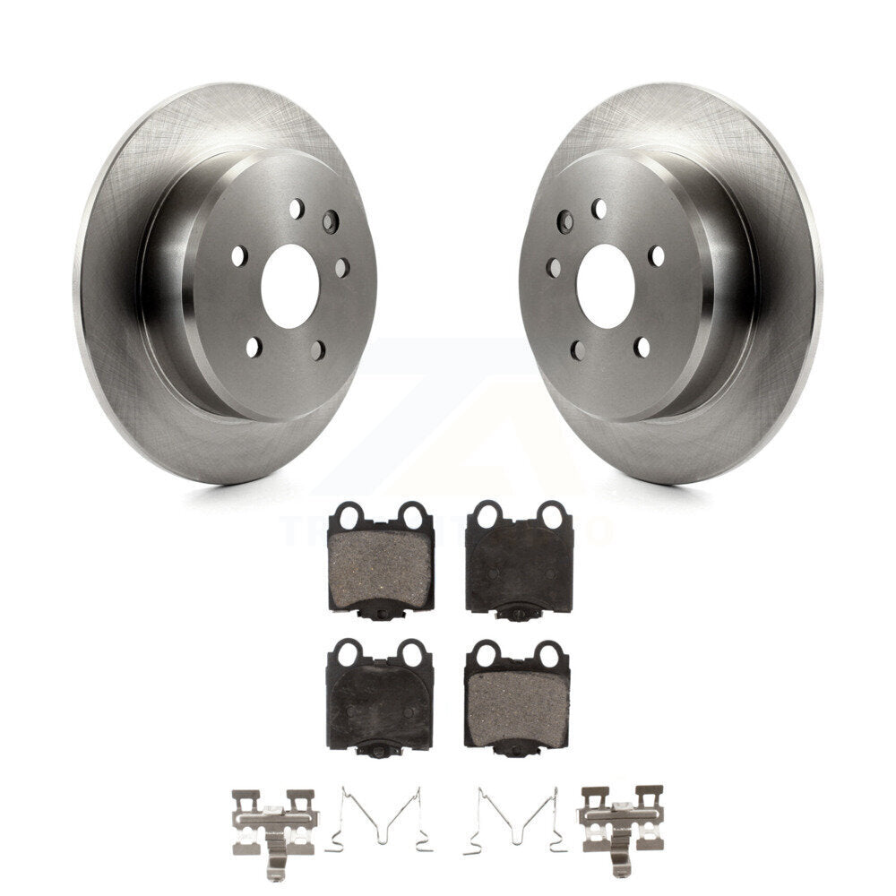 Disc Brake Rotors & Ceramic Pad Rear Kit For Lexus SC430 IS300 GS300 GS400 GS430