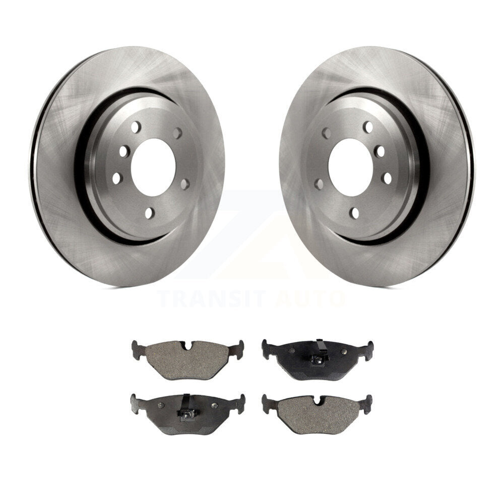 Brake Rotor And Ceramic Pad Rear Kit For BMW 320i With 320mm Diameter