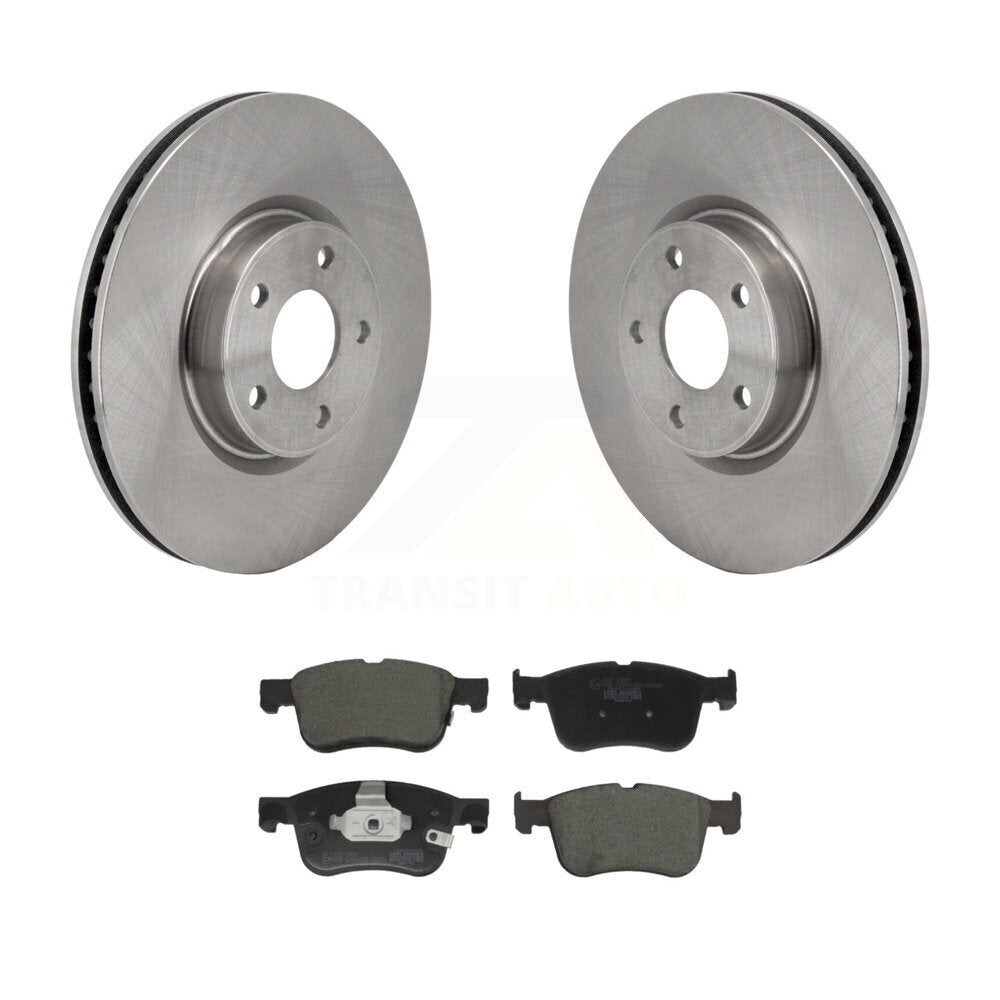 Brake Rotor & Ceramic Pad Front Kit For Ford Escape Bronco Sport Lincoln Corsair