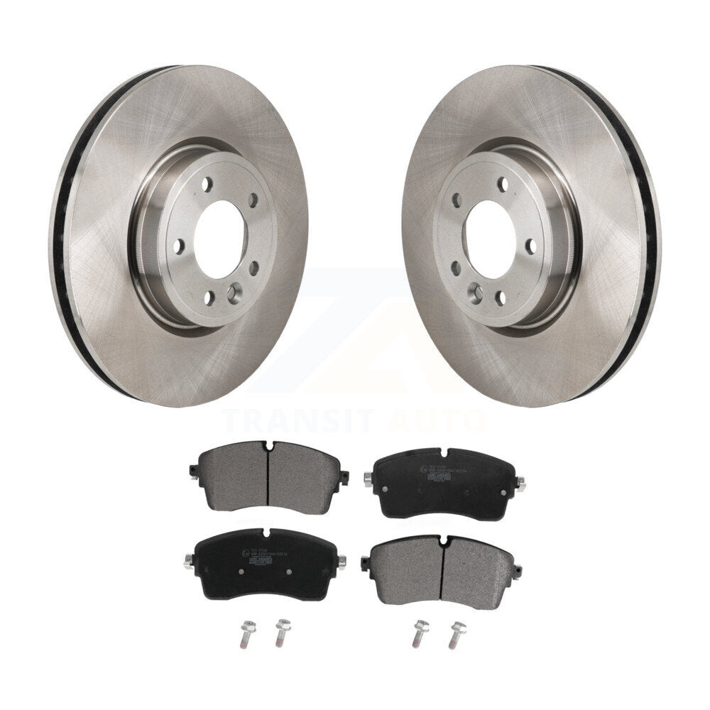 Brake Rotor & Ceramic Pad Front Kit For Land Rover Discovery Range DIESEL engine
