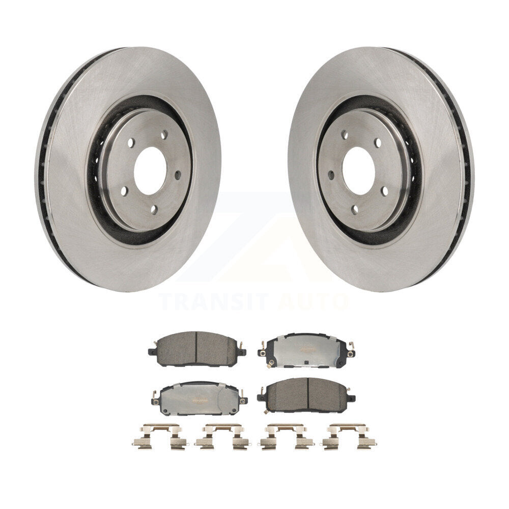 Brake Rotor And Ceramic Pad Front Kit For Mitsubishi Outlander Nissan Pathfinder