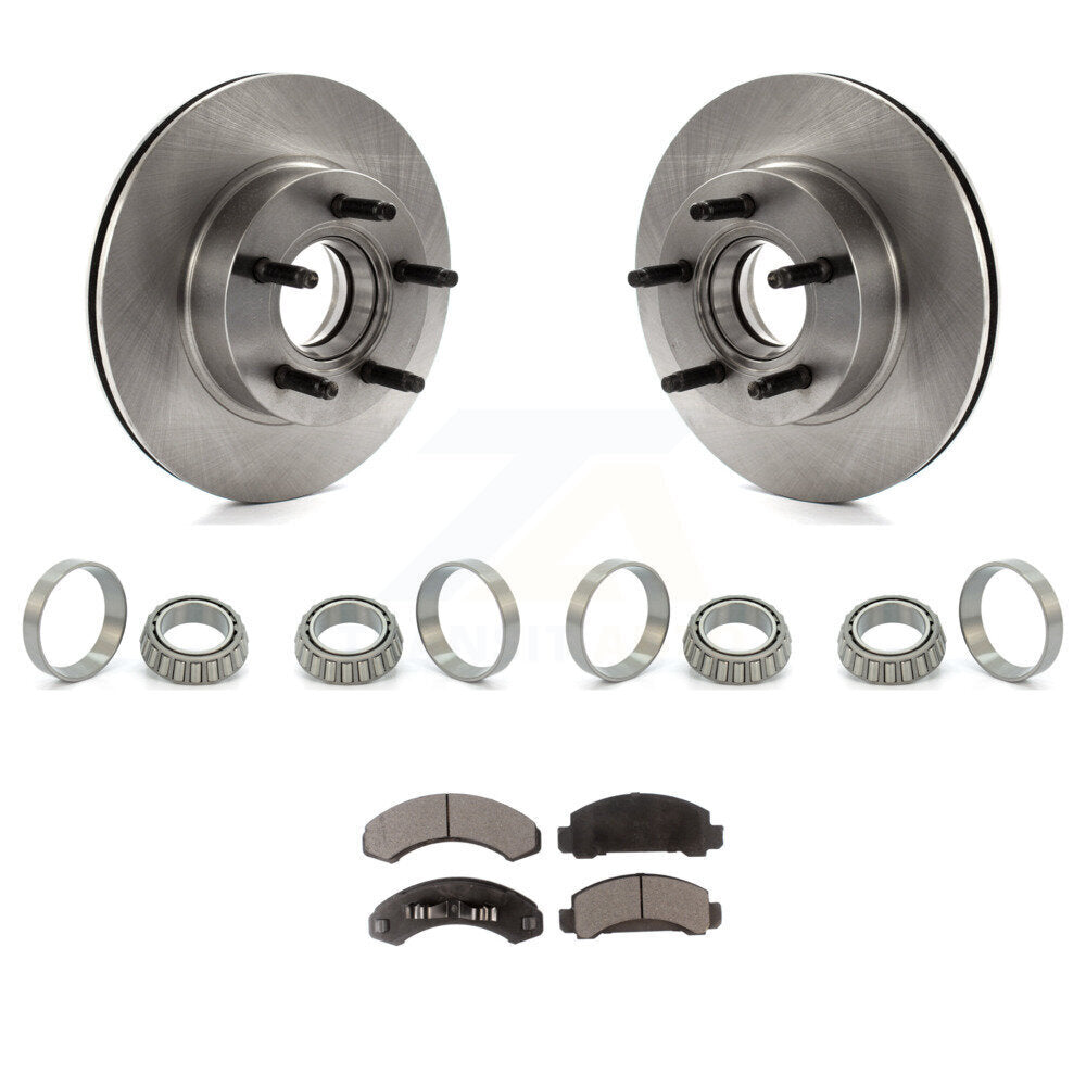 Brake Hub Rotor Inner & Outer Race Bearing Set Pad Front Kit For Ford Ranger