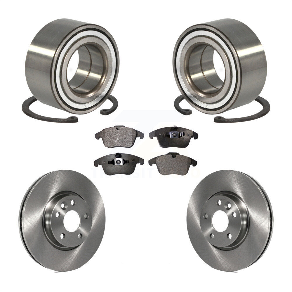 Bearing Disc Brake Rotors And Ceramic Pads Front Kit For Land Rover Range Evoque