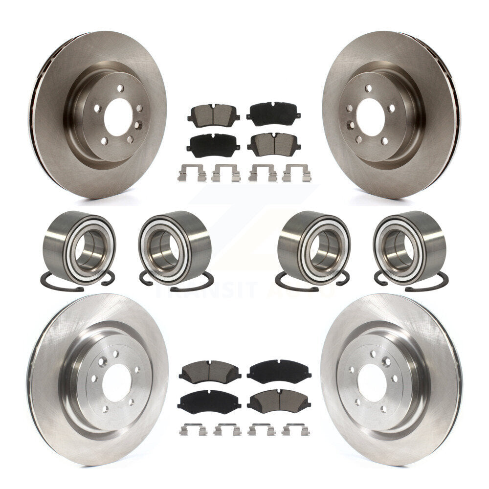 Bearing Disc Brake Rotor & Pads Front Rear Kit (10Pc) For Land Rover Range Sport