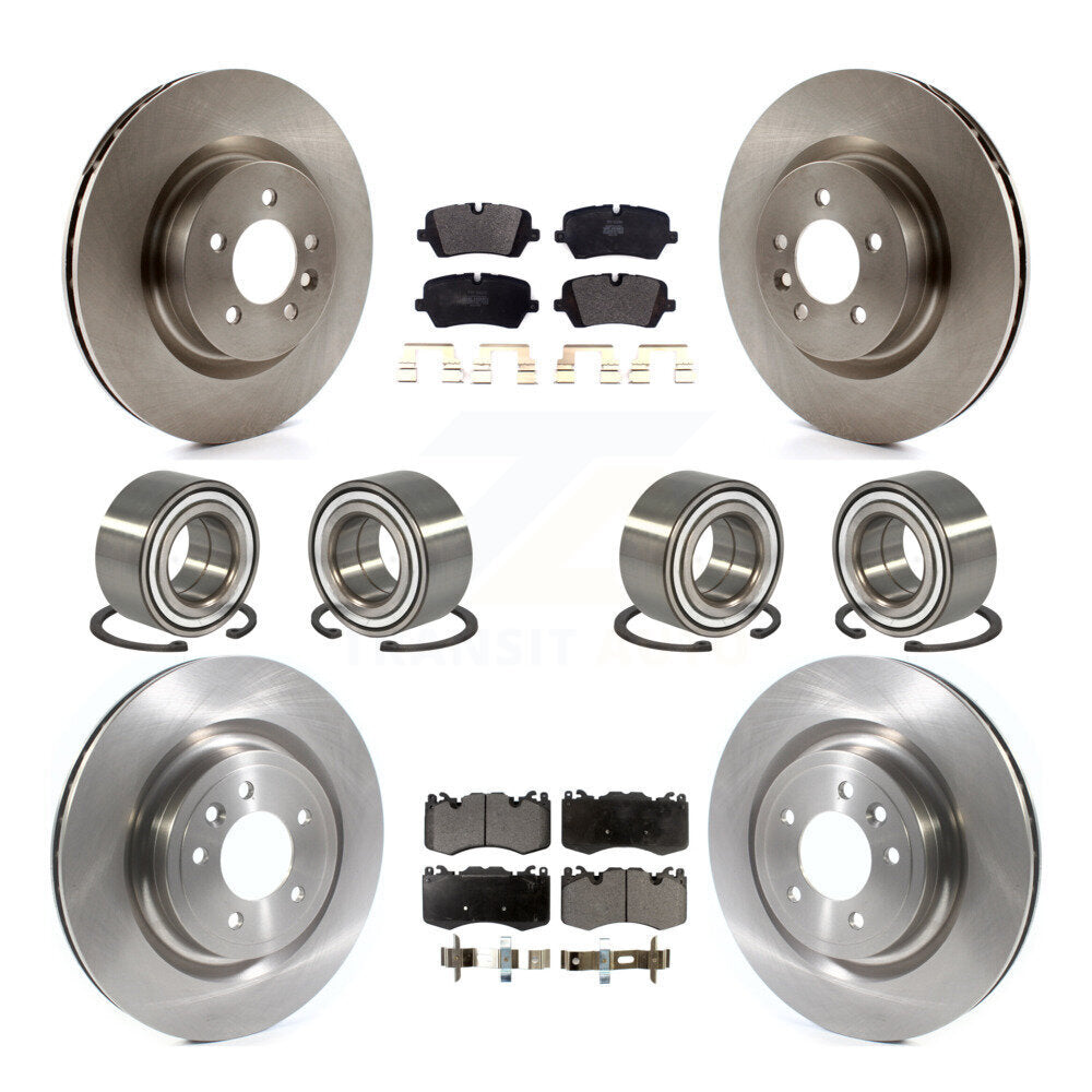 Bearing Brake Rotor And Pad Front Rear Kit (10Pc) For 2016 Land Rover Range 3.0L
