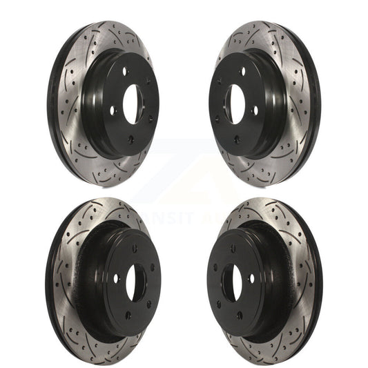 Drilled Slot Brake Rotor Front Rear Kit For Ram 1500 Classic Dodge Durango Aspen