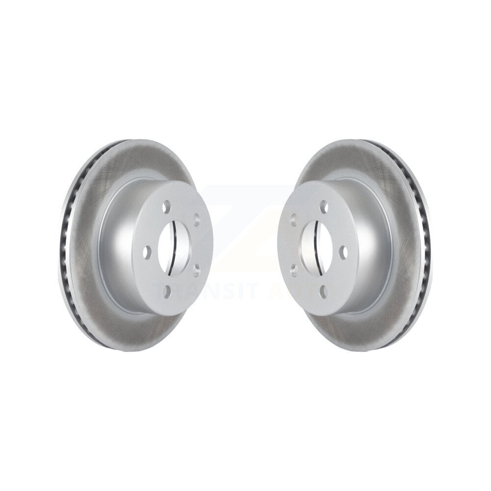 Coated Disc Brake Rotors Front Pair For Jeep Wrangler Cherokee Grand Wagoneer TJ