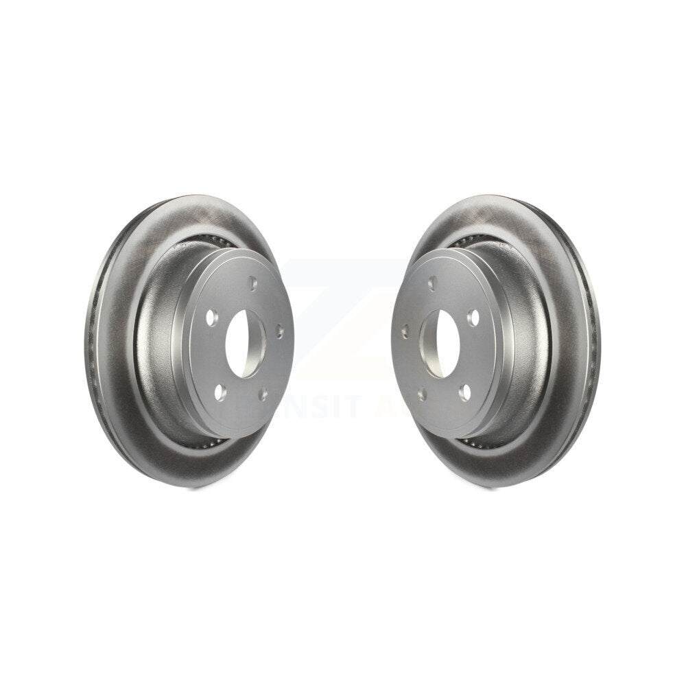 Coated Brake Rotors Rear Pair For Ram 1500 Classic Dodge Durango Chrysler Aspen