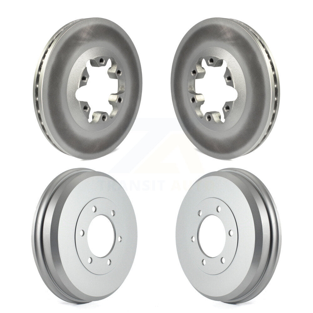 Brake Rotors Drums Front Rear Kit For Chevrolet Colorado GMC Canyon Isuzu i-280
