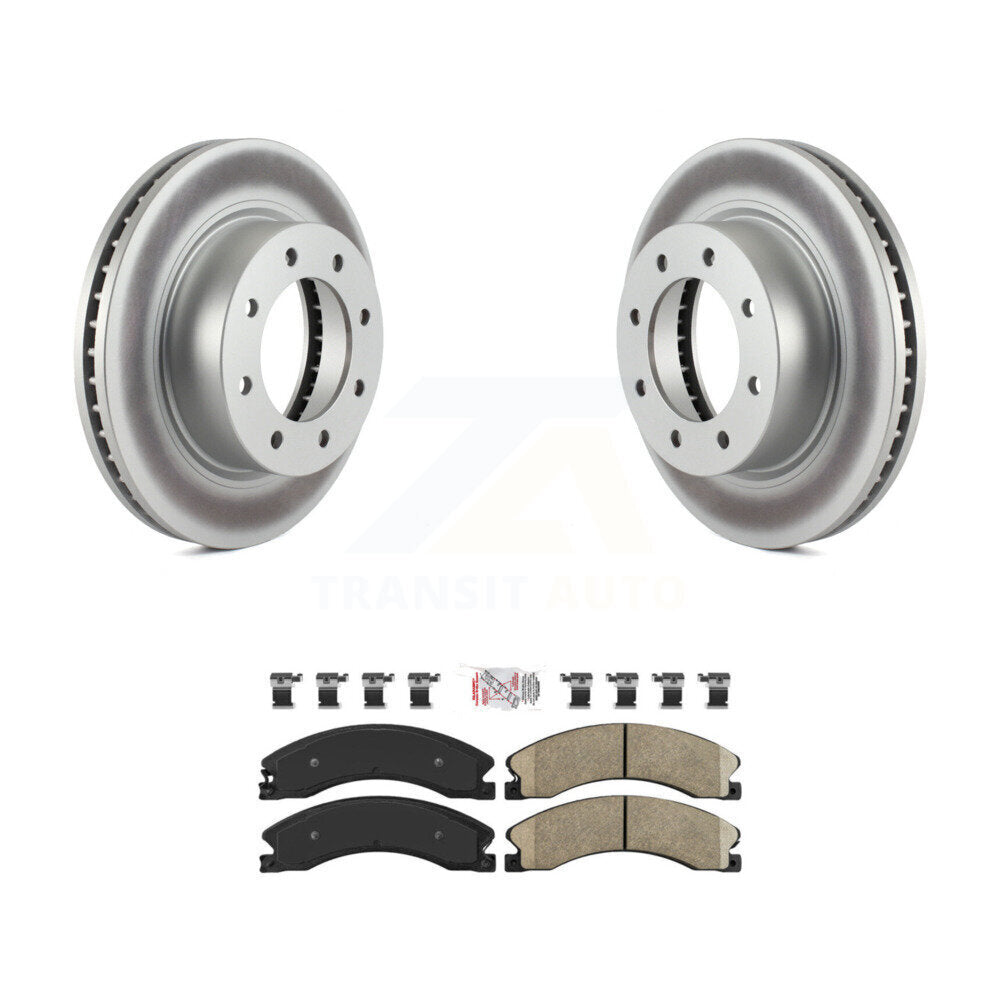 Coat Brake Rotor Ceramic Pad Front Kit For 2012-2021 Nissan NV2500 NV3500 NV1500