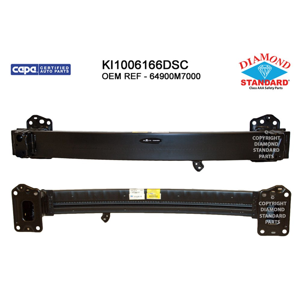 Front Bumper Impact Bar 2019-2021 Kia Forte