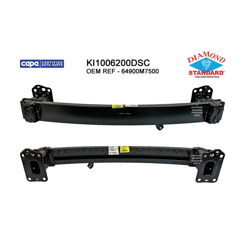 Front Bumper Impact Bar 2022-2024 Kia Forte