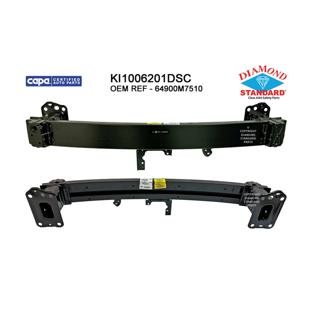 Front Bumper Impact Bar 2022-2024 Kia Forte