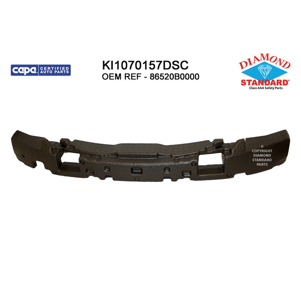 Front Bumper Impact Absorber 2017-2018 Kia Forte