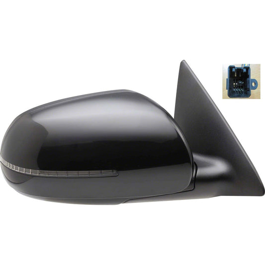 Factory Style Replacement Passenger Side Power Door Mirror for 2011-2013 Kia Forte Koup