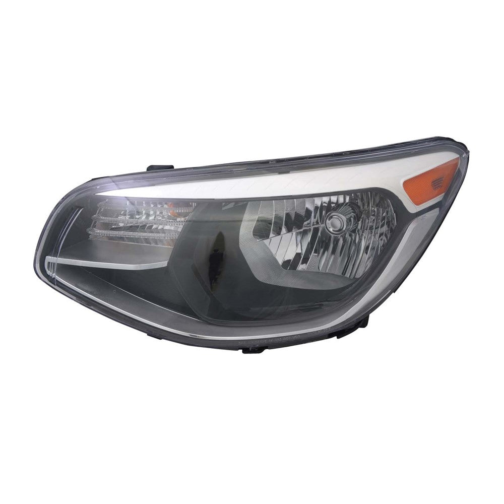 Front Left Driver Side Halogen Non-Projection Headlight Assembly 2014-2019 Kia Soul