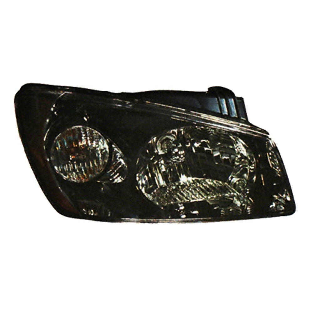 Front Right Passenger Side Headlight Assembly 2004-2006 Kia Spectra, Spectra5
