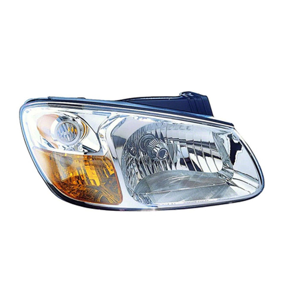 Front Right Passenger Side Headlight Assembly 2007-2009 Kia Spectra