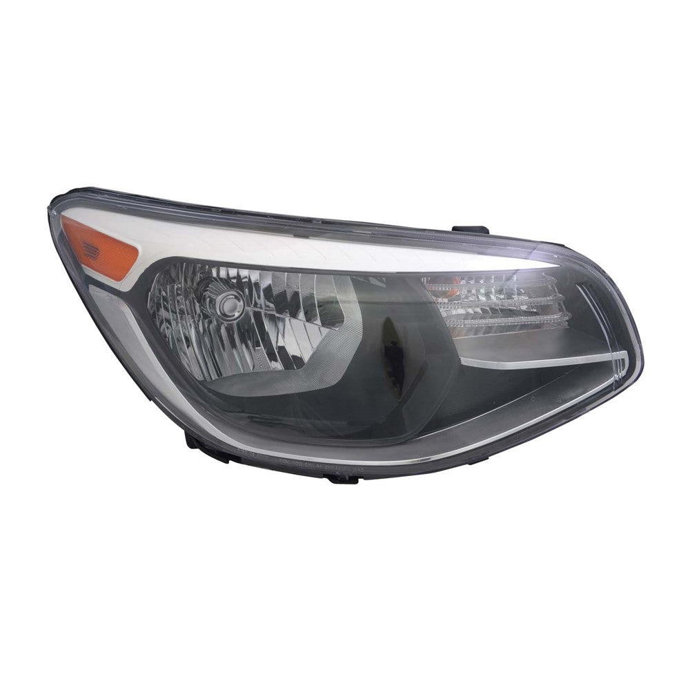 Front Right Passenger Side Halogen Non-Projection Headlight Assembly 2014-2019 Kia Soul