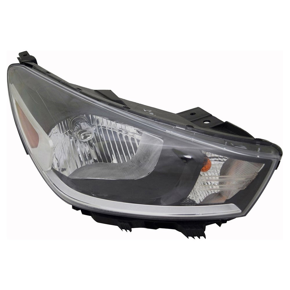 Front Right Passenger Side Halogen Headlight Assembly 2018-2023 Kia Rio