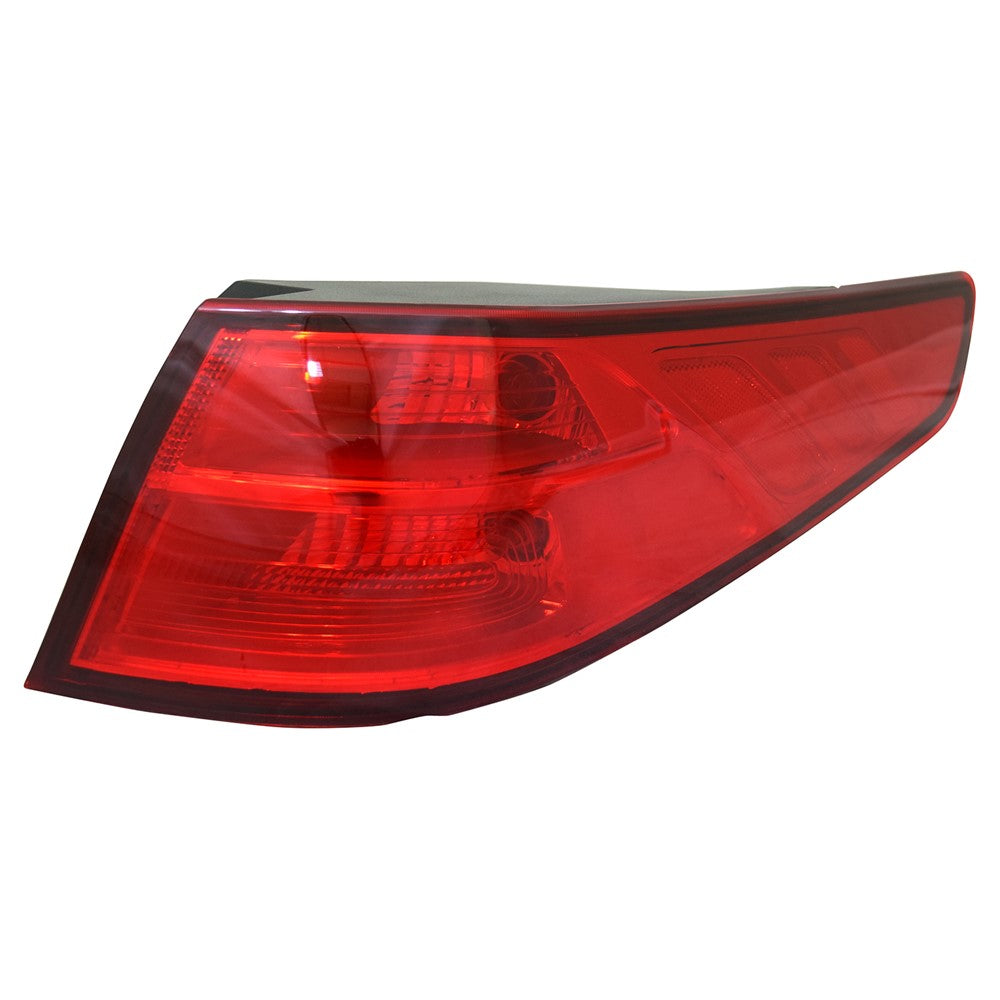 Rear Right Passenger Side Without Led Outer Tail Light Assembly 2014-2015 Kia Optima