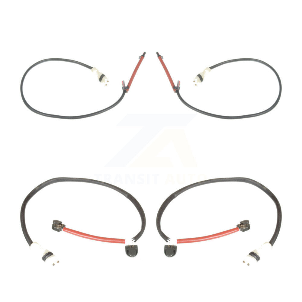 Brake Pads Wear Sensor (4 Pack) Front Rear For Porsche 911 w o Ceramic Rotors