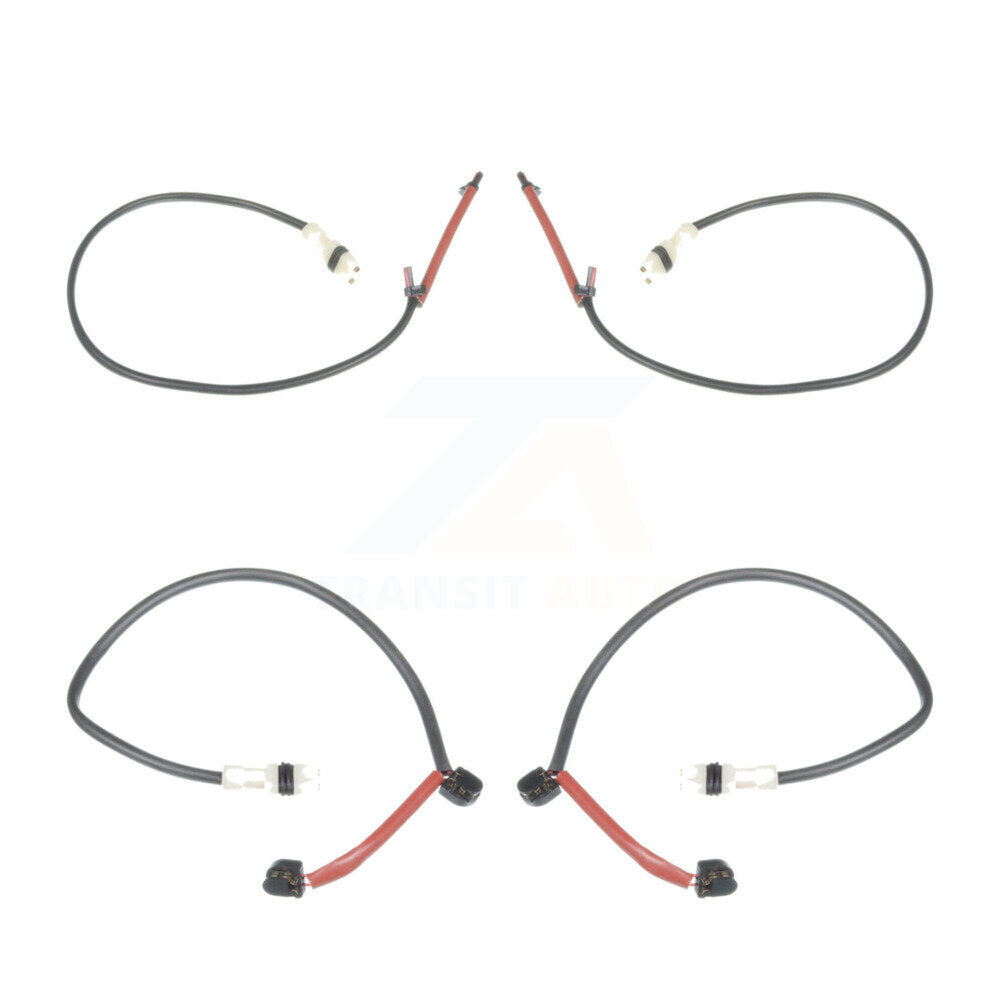 Brake Pads Wear Sensor (4 Pack) Front Rear For 12 Porsche 911 w o Ceramic Rotors