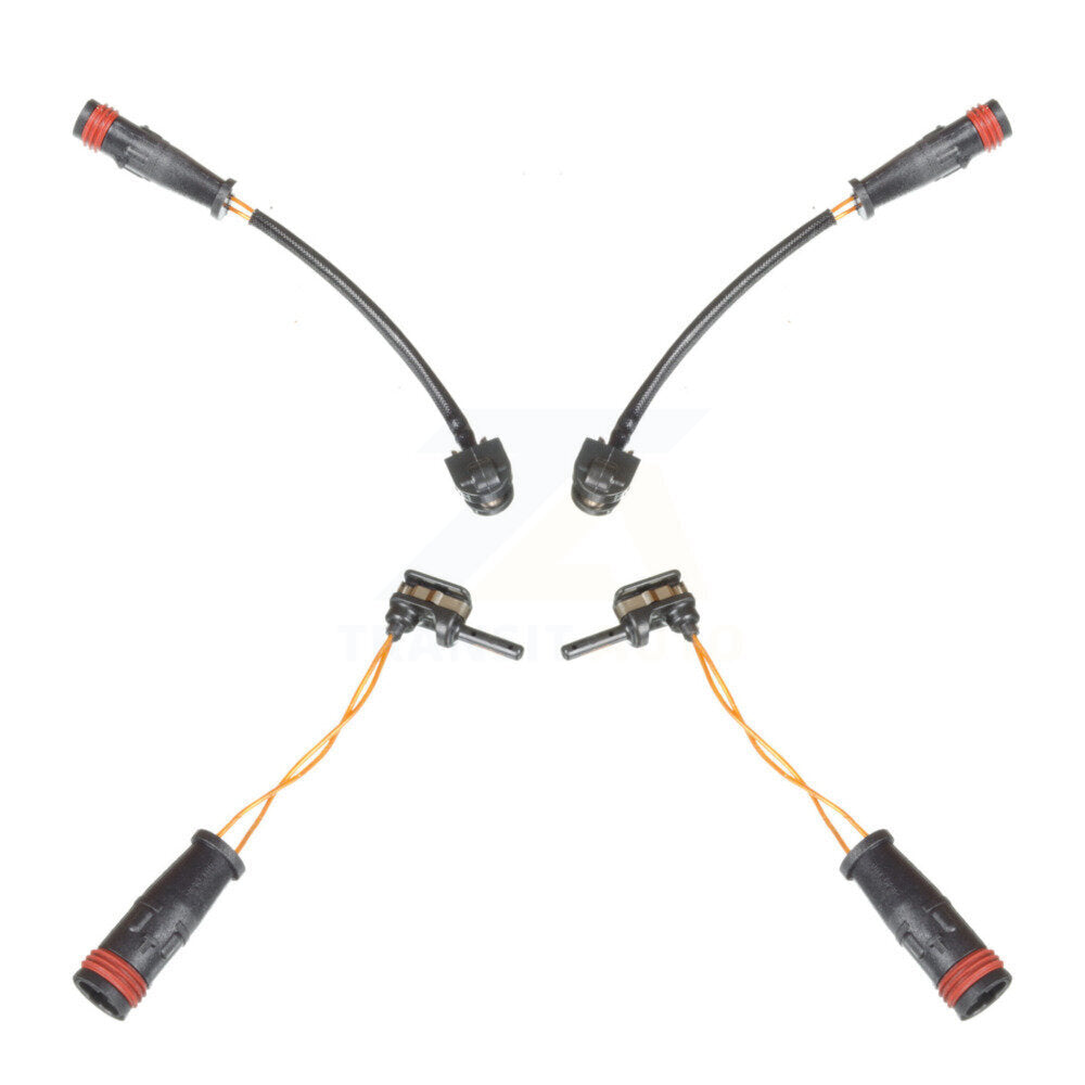 Brake Pads Wear Sensor (4 Pack) Front Rear For Mercedes-Benz S550 SL500 S63 AMG