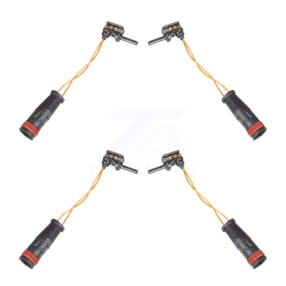 Brake Pads Wear Sensor (4 Pack) Front Rear For Mercedes-Benz C300 GLK350 GLK250