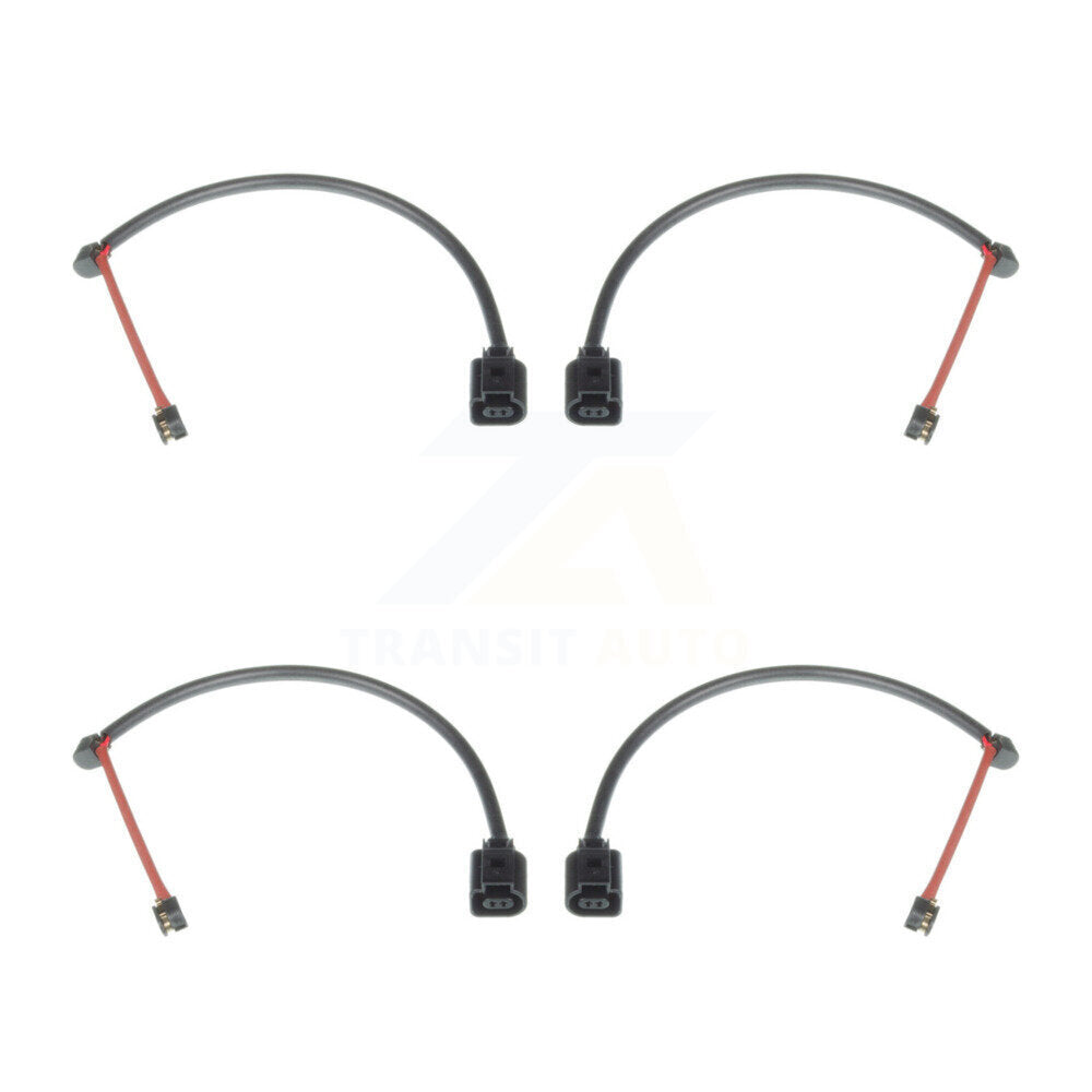 Brake Pads Wear Sensor (4 Pack) Front Rear For Porsche 911 3.0L w Ceramic Rotors