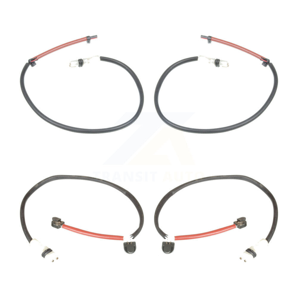 Brake Pads Wear Sensor (4 Pack) Front Rear For Porsche 911 w Ceramic Rotors