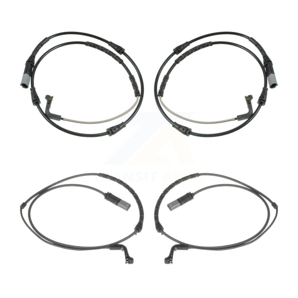 Brake Pads Wear Sensor (4 Pack) Front Rear For 2010 BMW X6 M with 4.4L