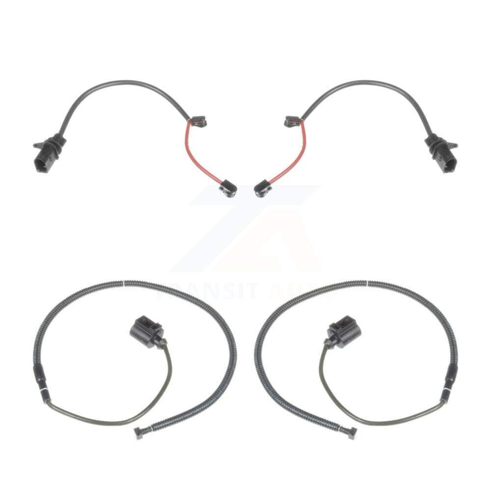 Brake Pads Wear Sensor (4 Pack) Front Rear For 2011 Audi S6 5.2L